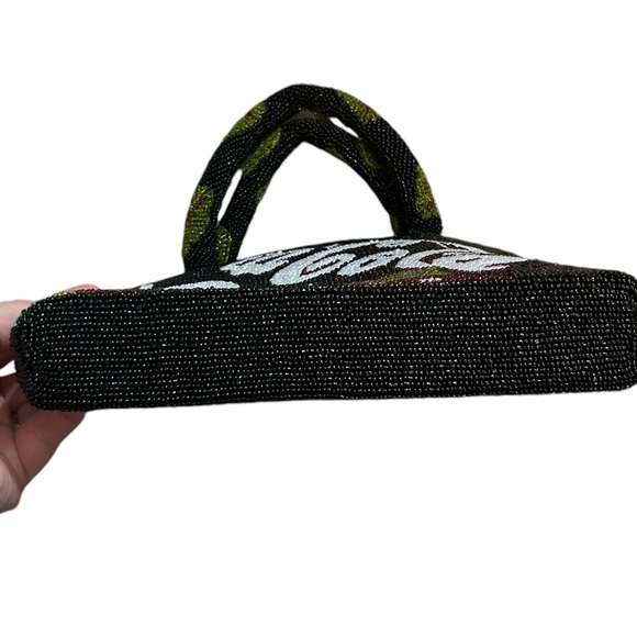 Vintage Coca Cola Beaded Purse Handbag Bag Y2K 90’s Unique Coke - Picture 3 of 4